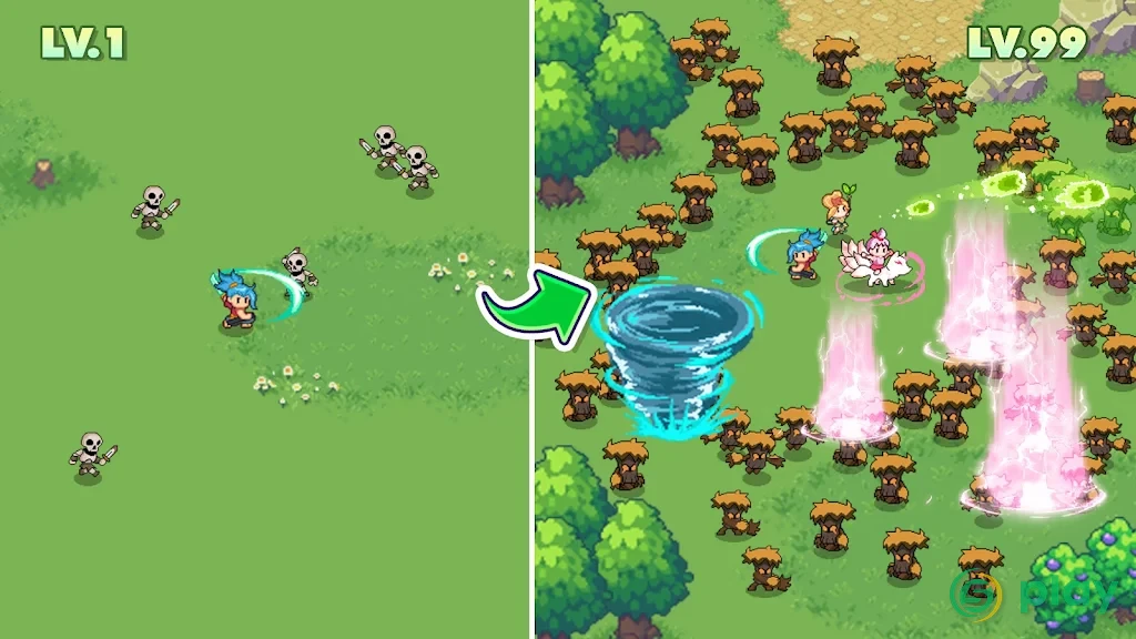 Guardian War: Пиксельные RPG-игры — скриншот 4