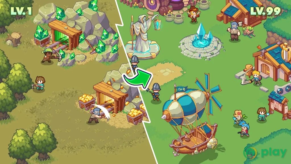 Guardian War: Пиксельные RPG-игры — скриншот 5