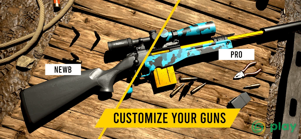 GUNSIM – 3D FPS Стрельба из оружия — скриншот 3