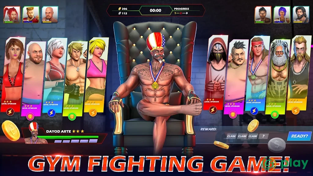 Gym Heros: Файтинг — скриншот 1