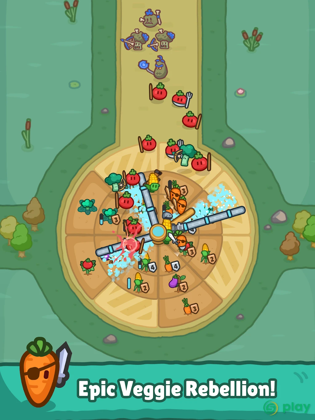 Harvest King: Стратегия Farm TD — скриншот 12