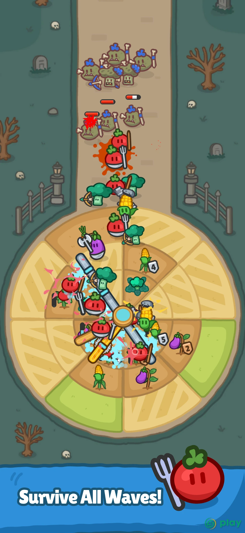 Harvest King: Стратегия Farm TD — скриншот 2