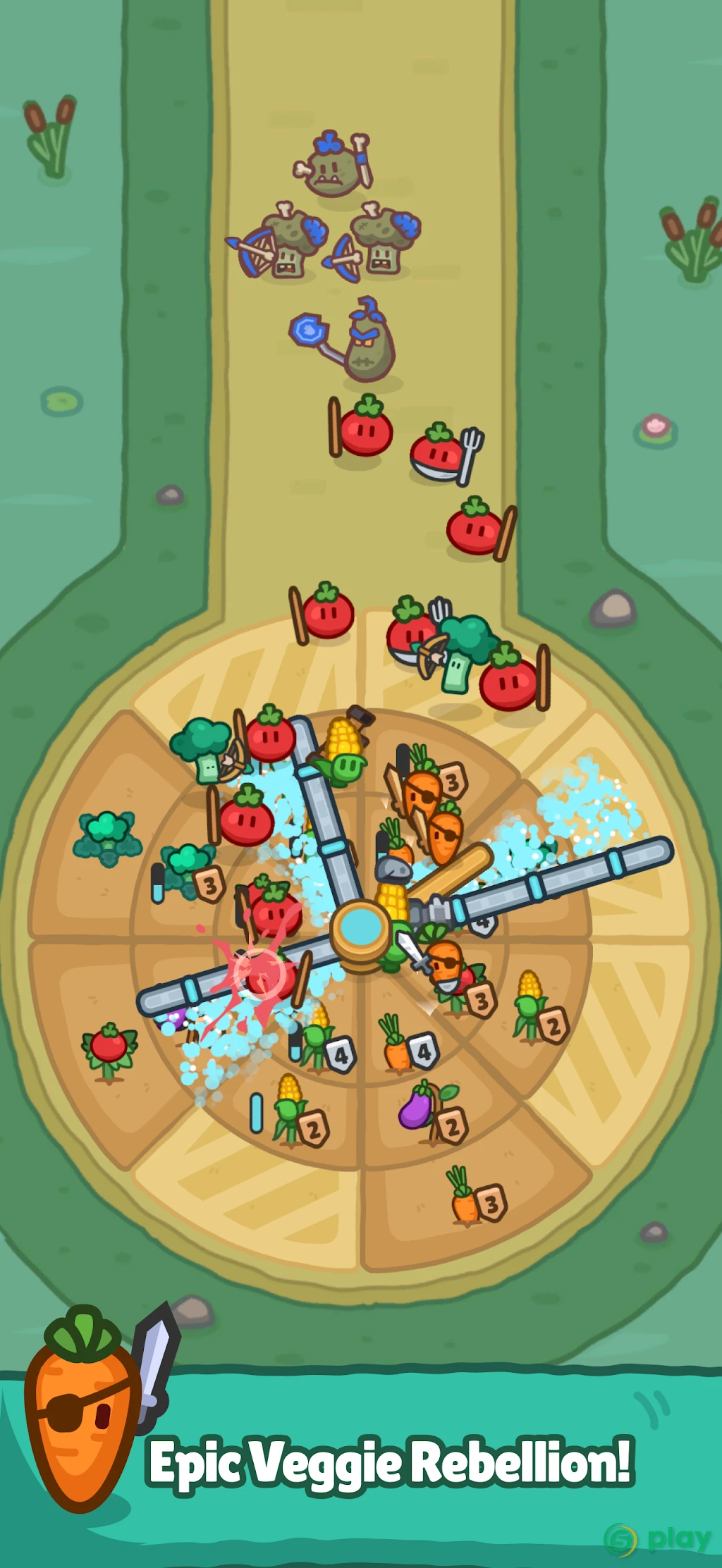 Harvest King: Стратегия Farm TD — скриншот 4