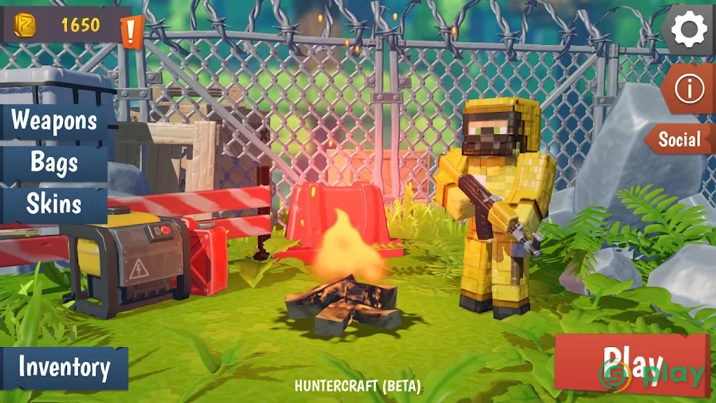 Huntercraft: Выживание среди зомби — скриншот 1