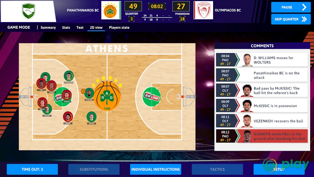 iBasketball Manager 23 — скриншот 2