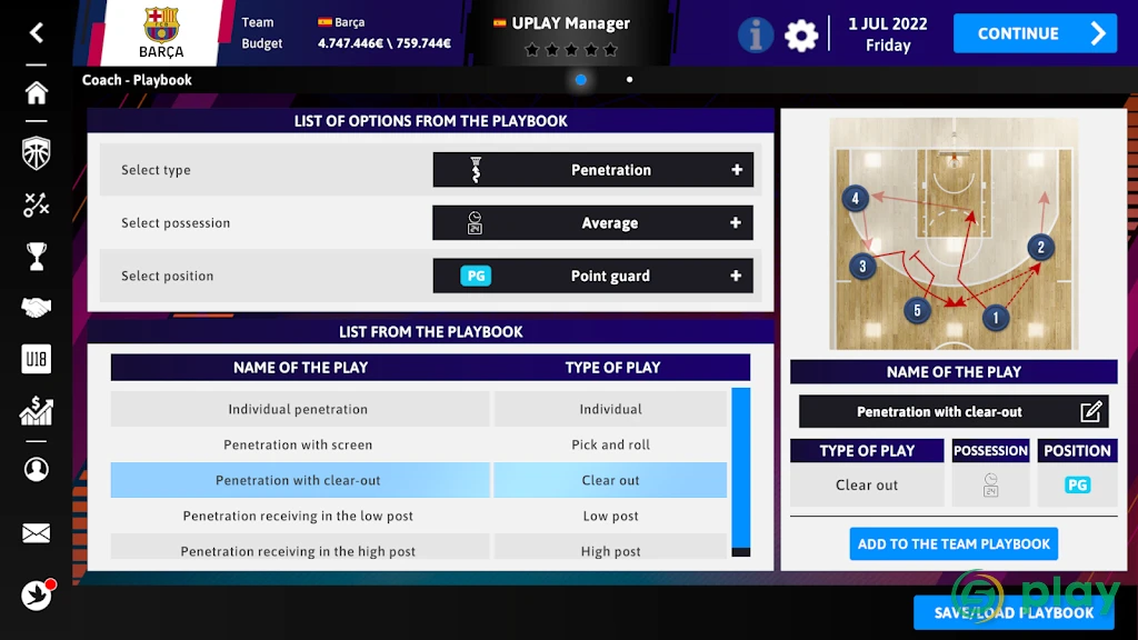 iBasketball Manager 23 — скриншот 4