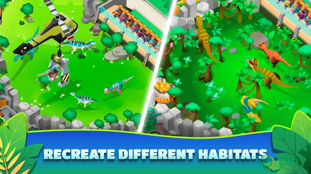 Idle Dinosaur Park Tycoon — скриншот 2