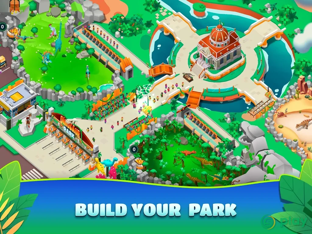Idle Dinosaur Park Tycoon — скриншот 7