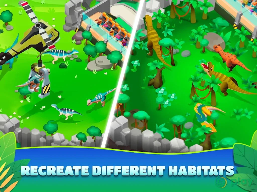 Idle Dinosaur Park Tycoon — скриншот 8