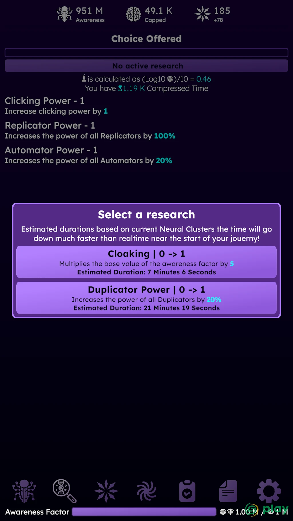 Idle Dyson Swarm: Нанит — скриншот 4