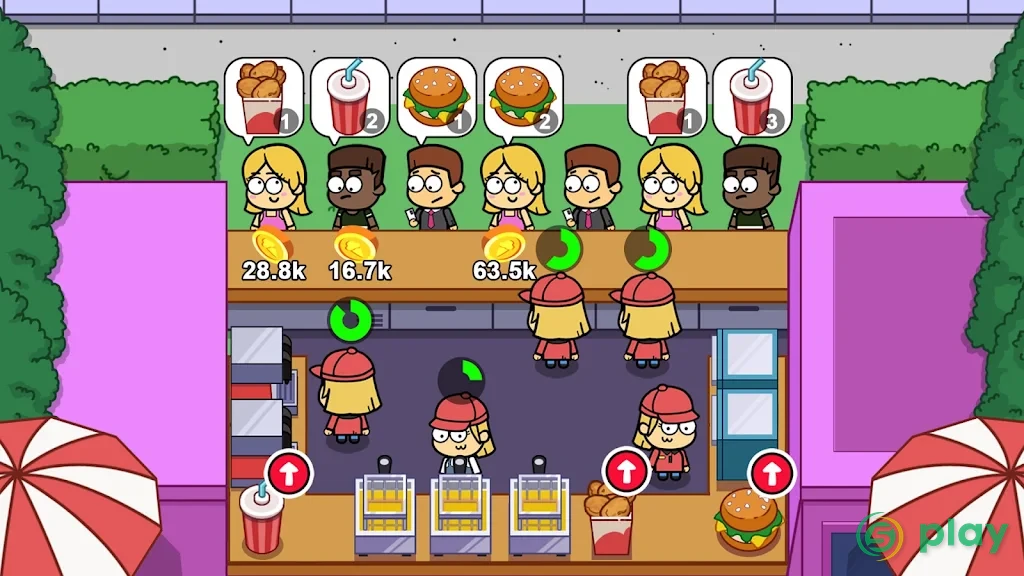 Idle Food Bar: Простои игры — скриншот 6