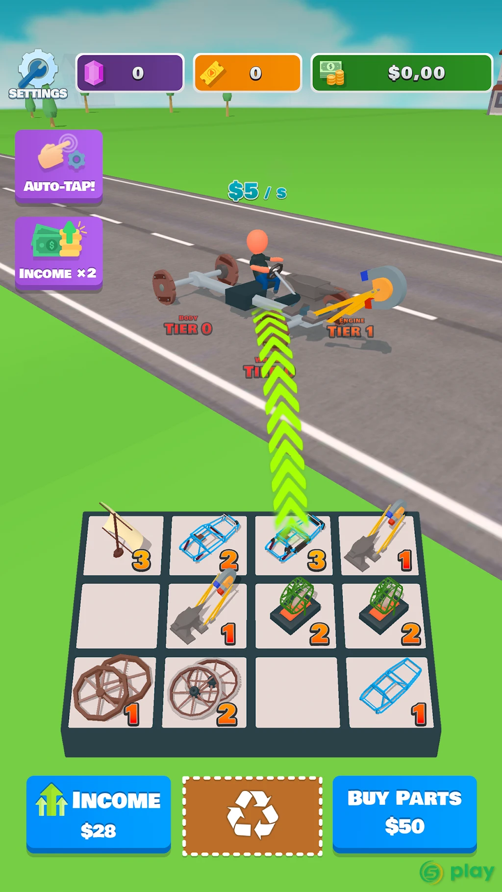 Idle Racer — скриншот 1