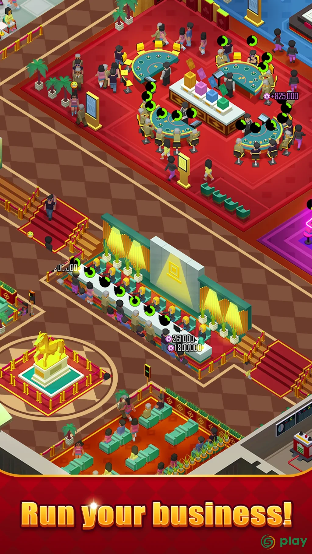 Idle Vegas Resort – Магнат — скриншот 1