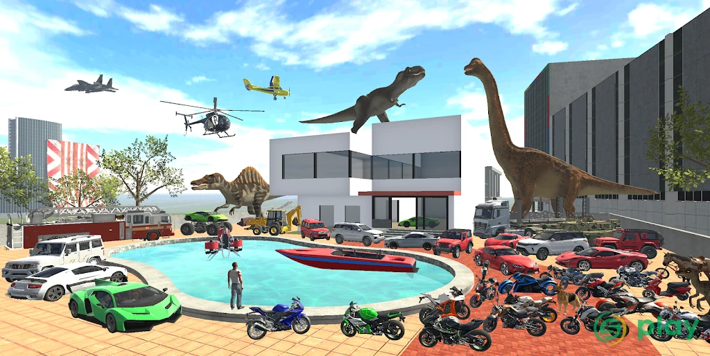 Indian Bikes Driving 3D — скриншот 2