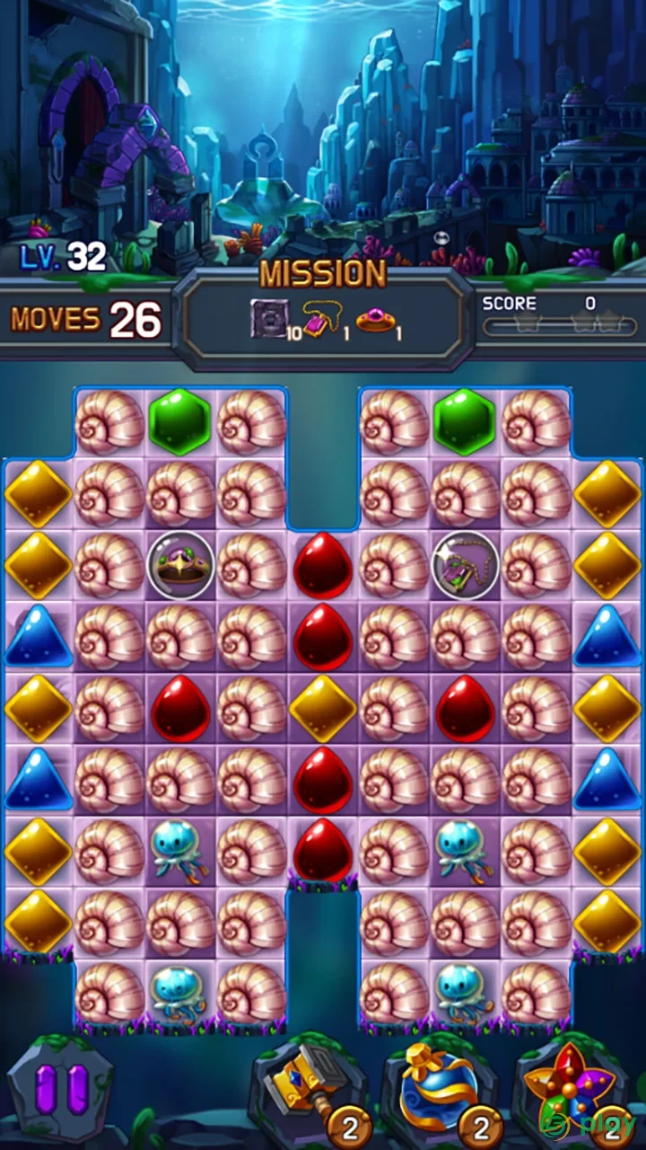 Jewel Water World — скриншот 8