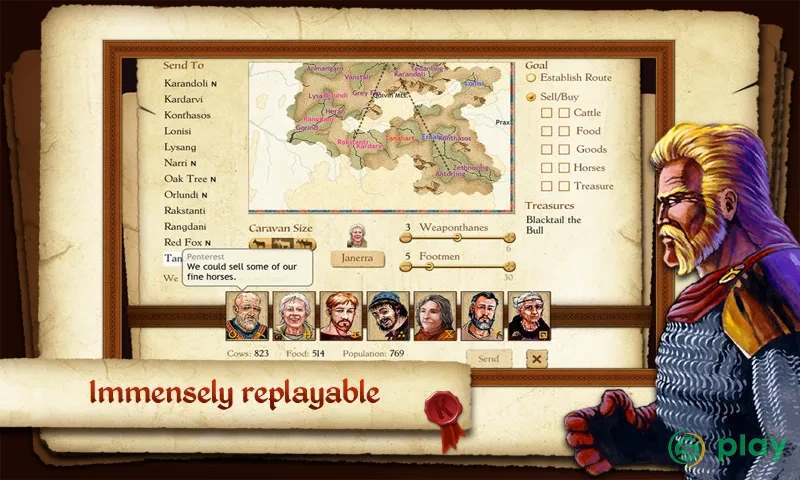 King of Dragon Pass: Текстовая RPG — скриншот 3
