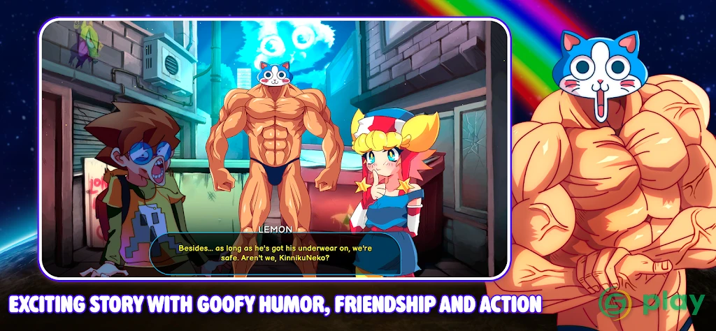 KinnikuNeko: SUPER MUSCLE CAT — скриншот 4
