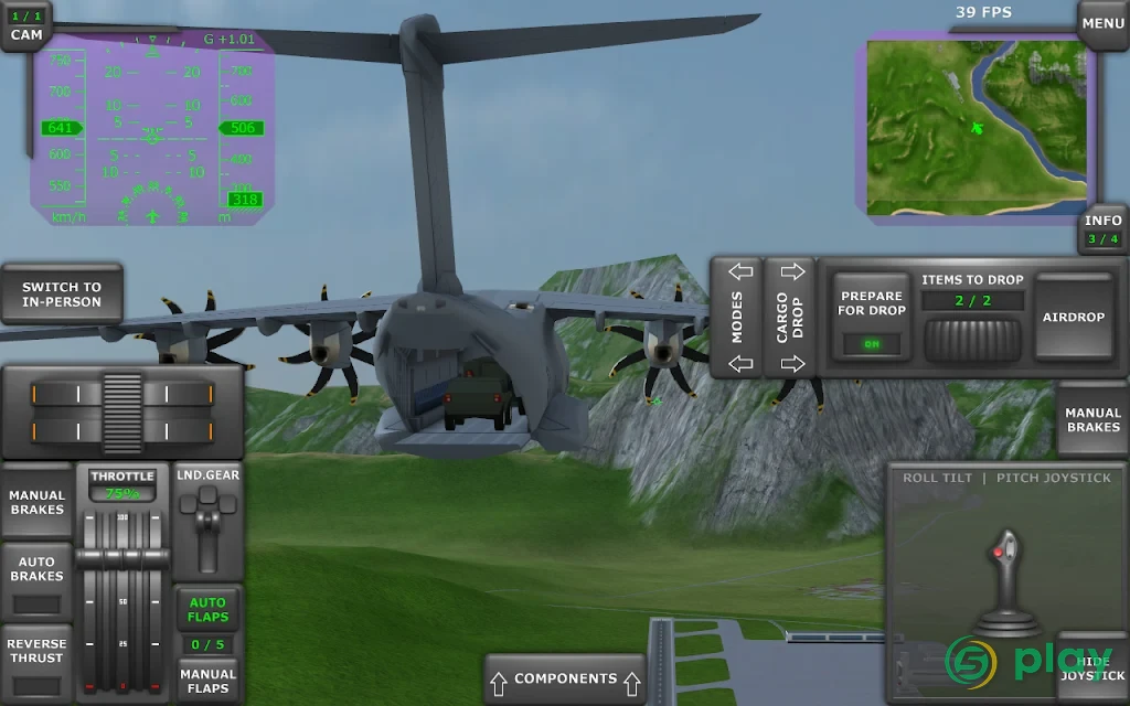 Turboprop Flight Simulator 3D — скриншот 10
