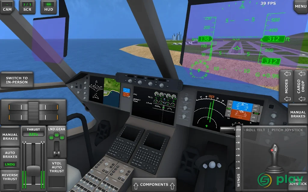 Turboprop Flight Simulator 3D — скриншот 11