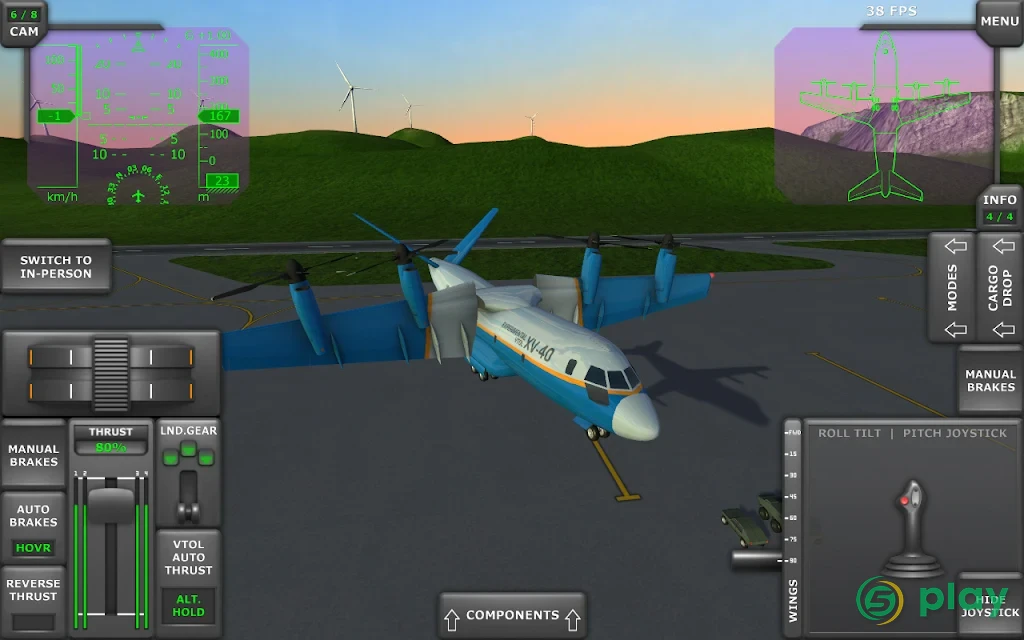 Turboprop Flight Simulator 3D — скриншот 12