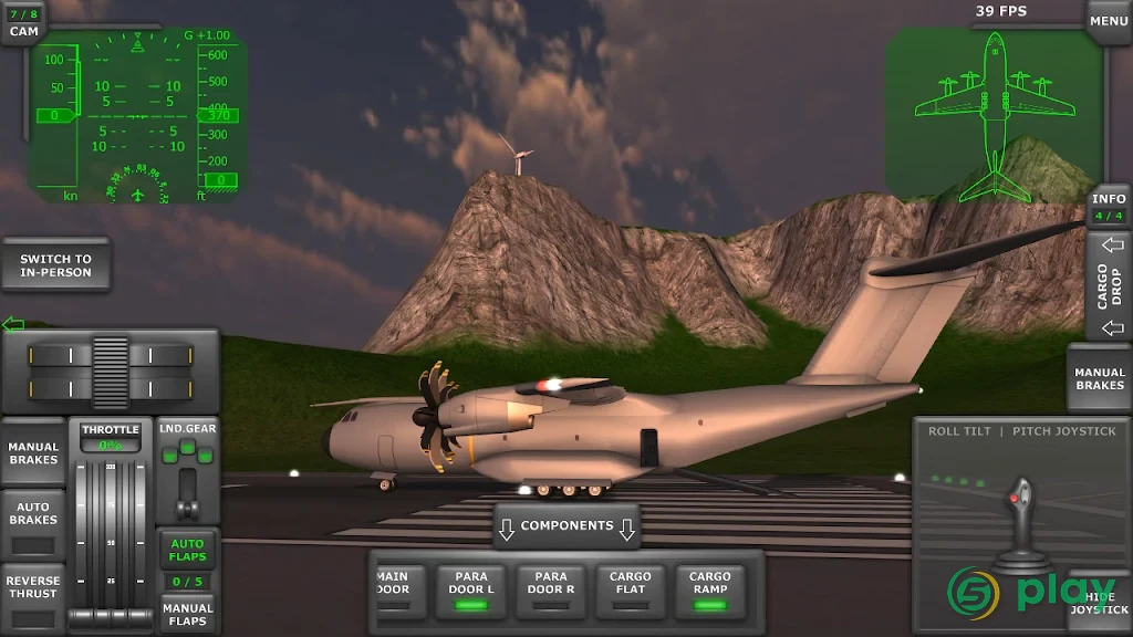 Turboprop Flight Simulator 3D — скриншот 2