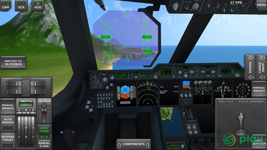 Turboprop Flight Simulator 3D — скриншот 3