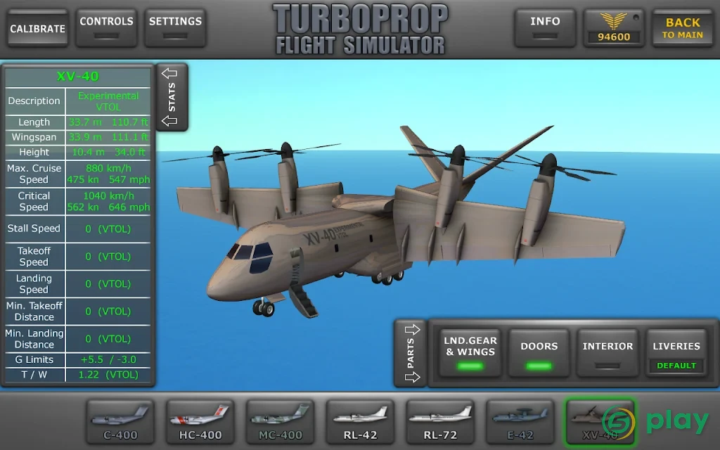Turboprop Flight Simulator 3D — скриншот 9