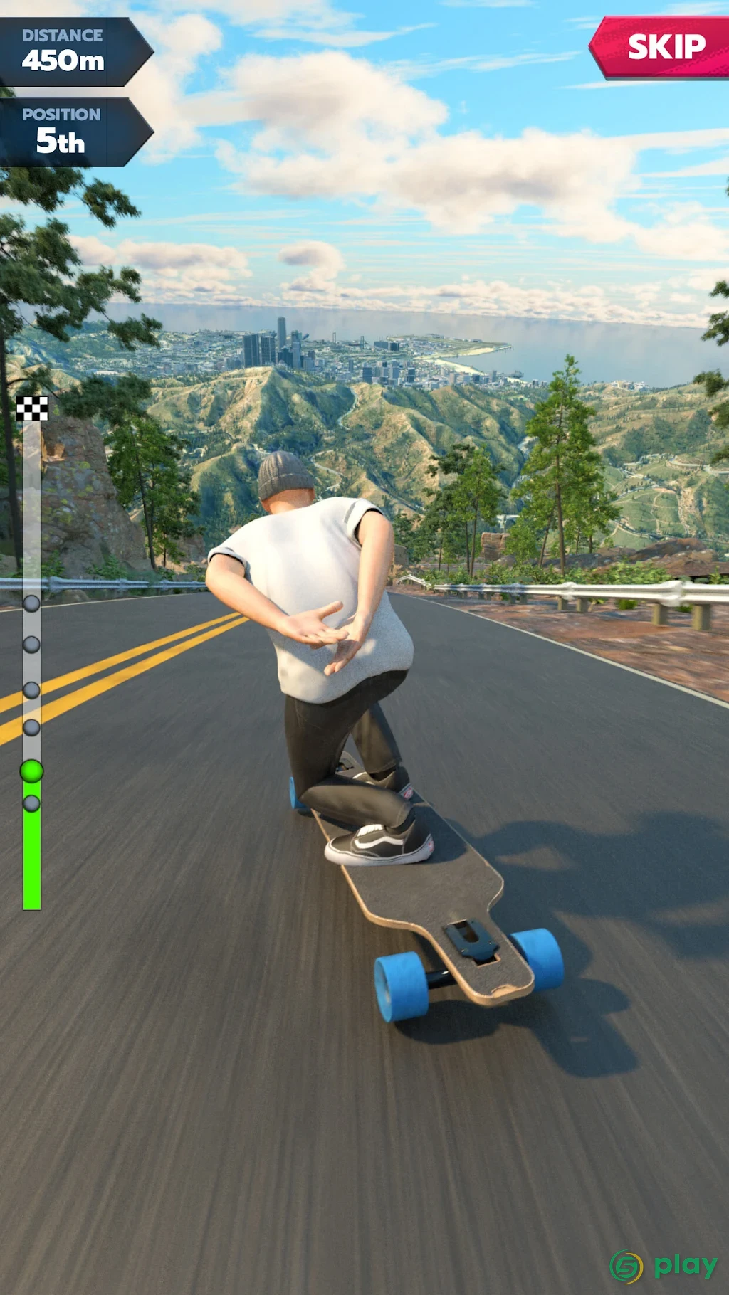 Downhill Race League — скриншот 1