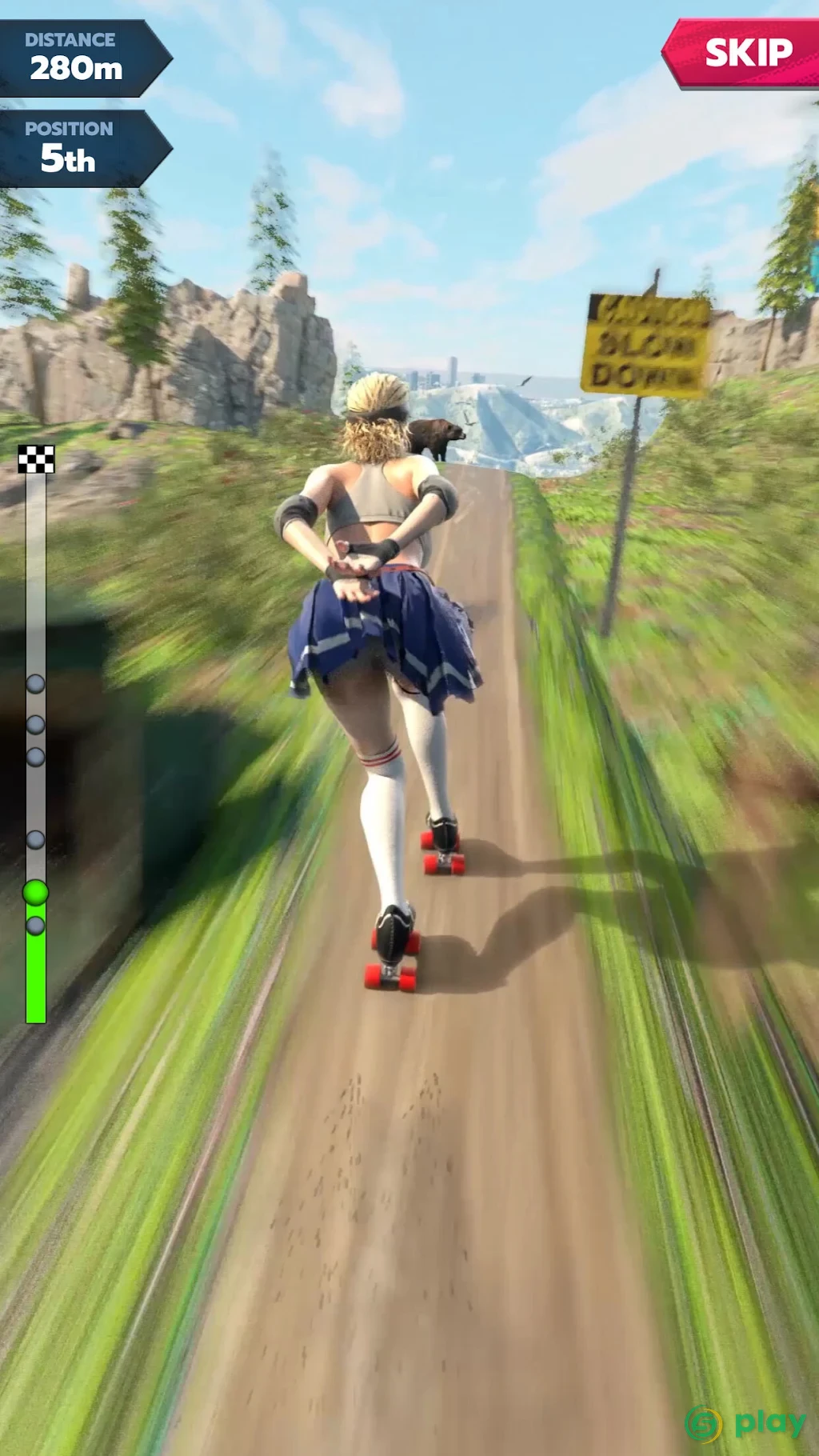 Downhill Race League — скриншот 2