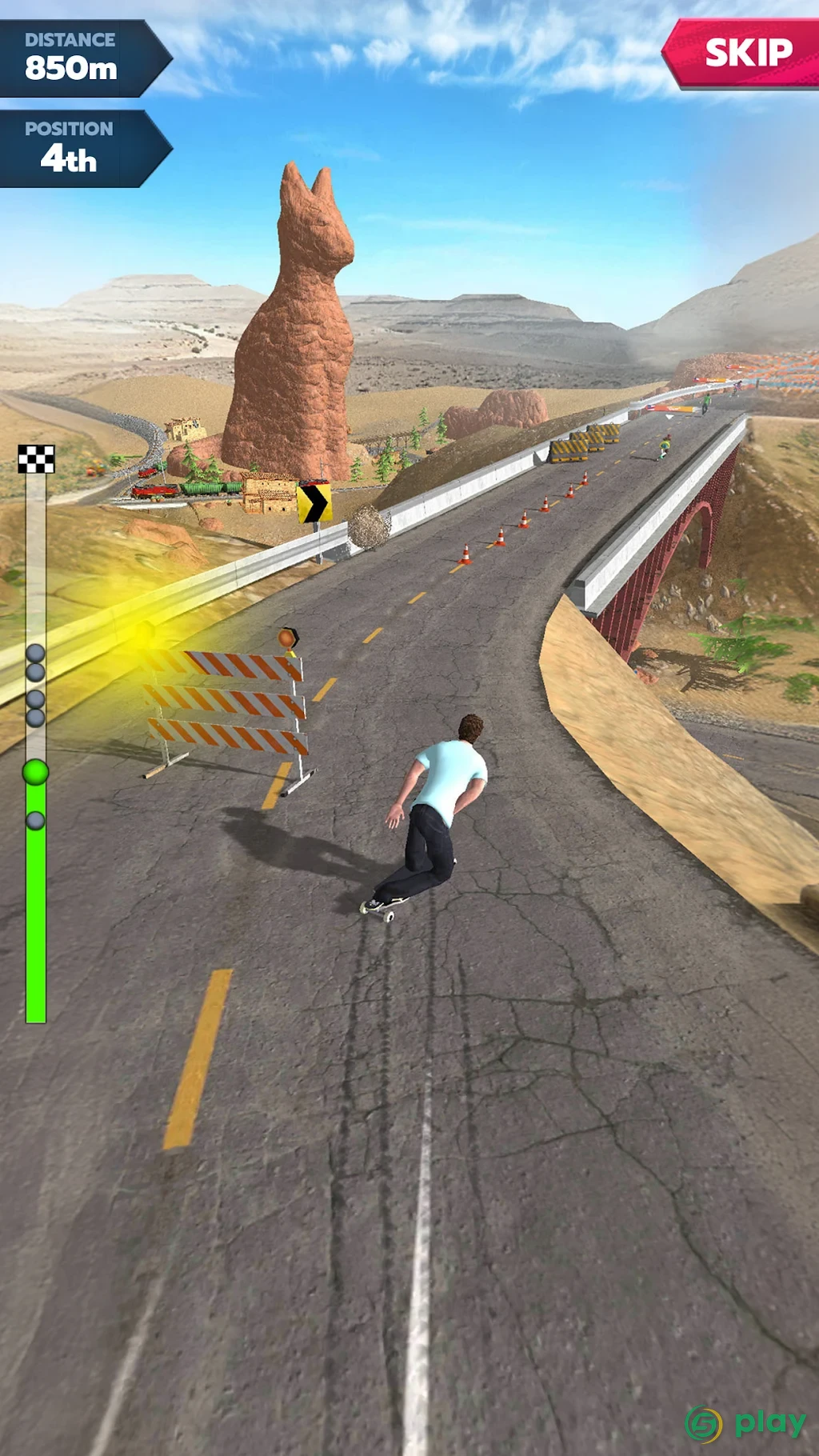 Downhill Race League — скриншот 5