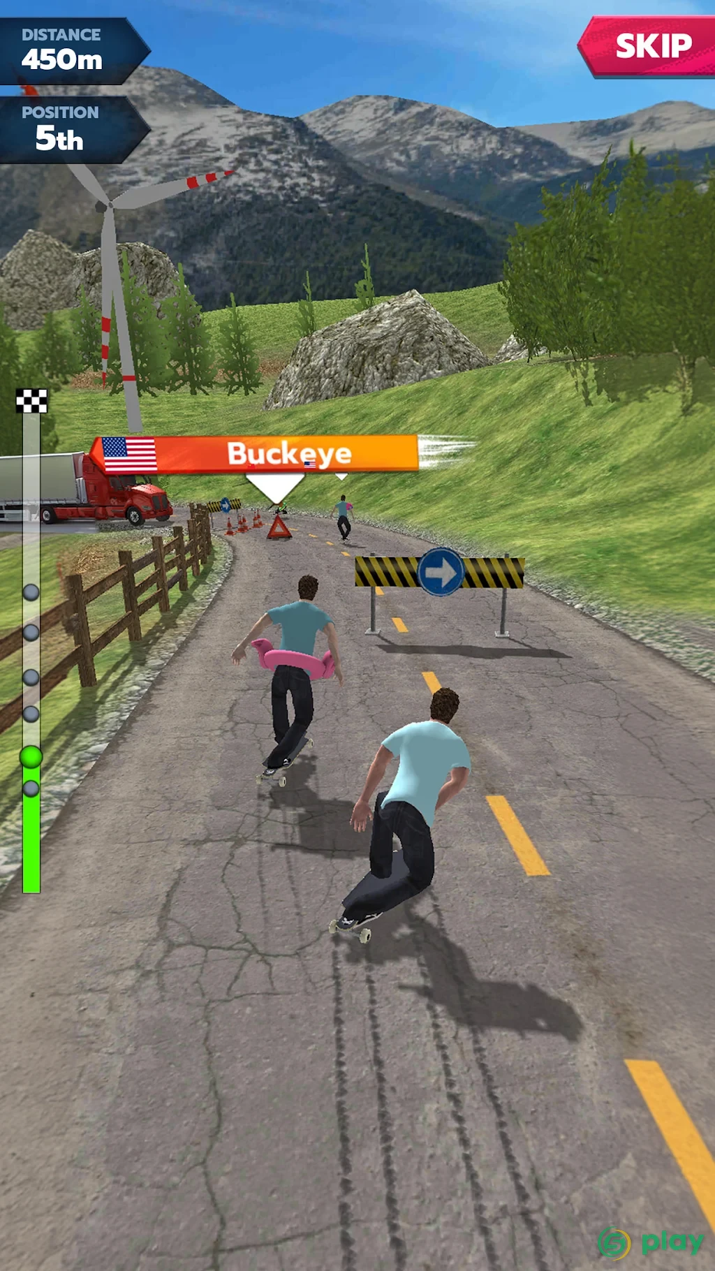 Downhill Race League — скриншот 6