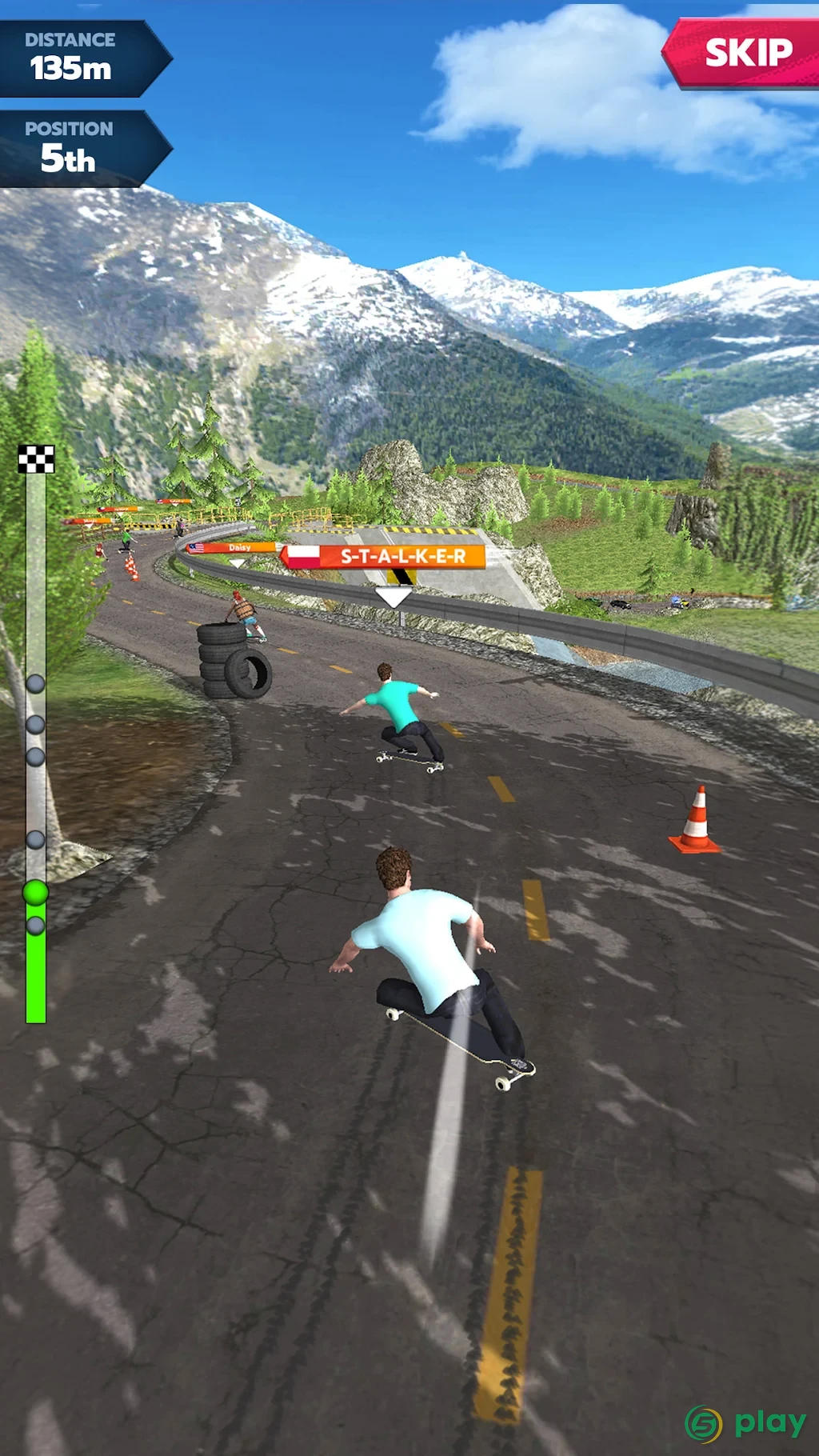 Downhill Race League — скриншот 7