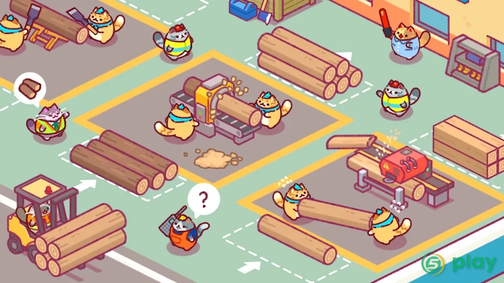 Lumbercat: Idle-магнат — скриншот 7