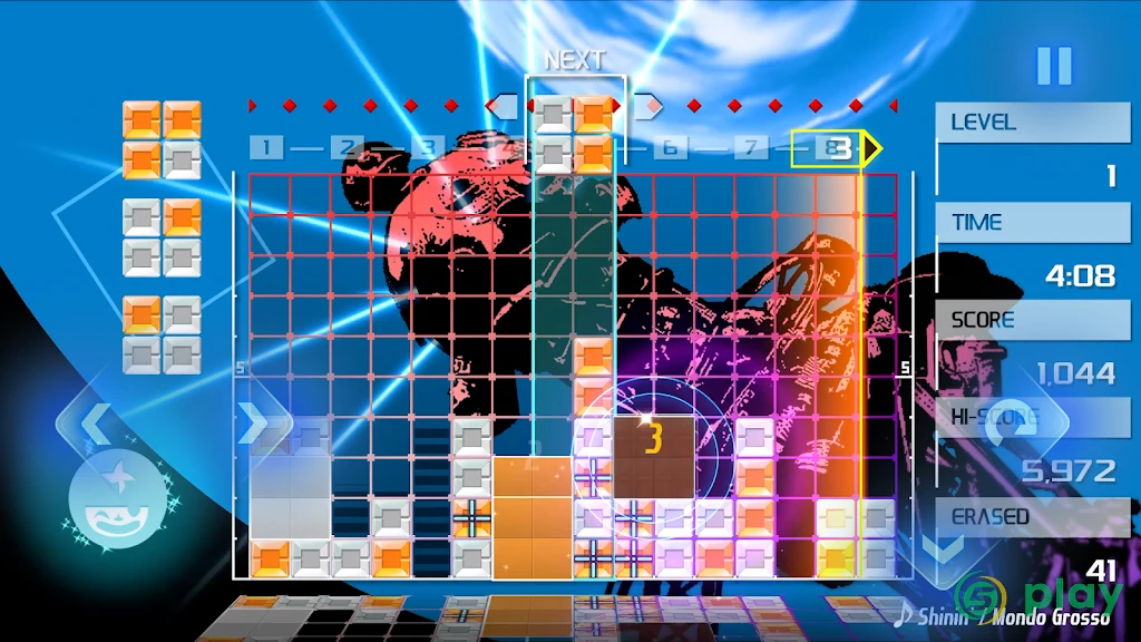 LUMINES REMASTERED — скриншот 1