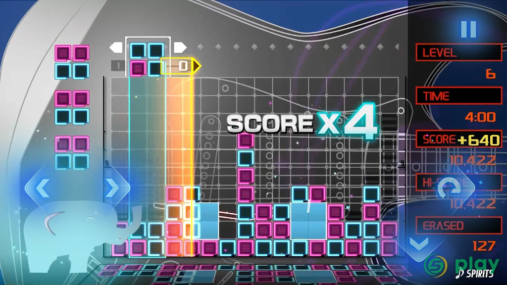 LUMINES REMASTERED — скриншот 2