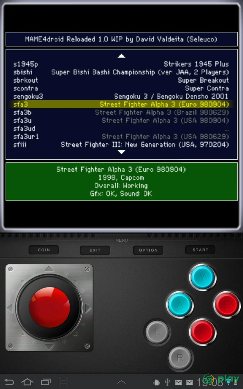 MAME4droid — скриншот 3