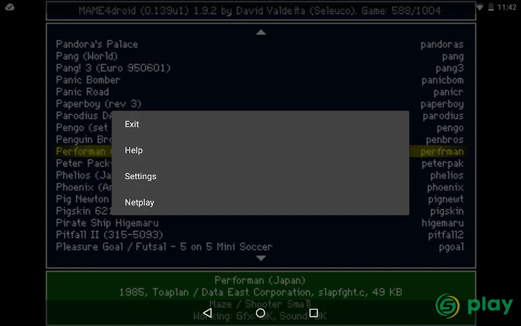 MAME4droid — скриншот 4