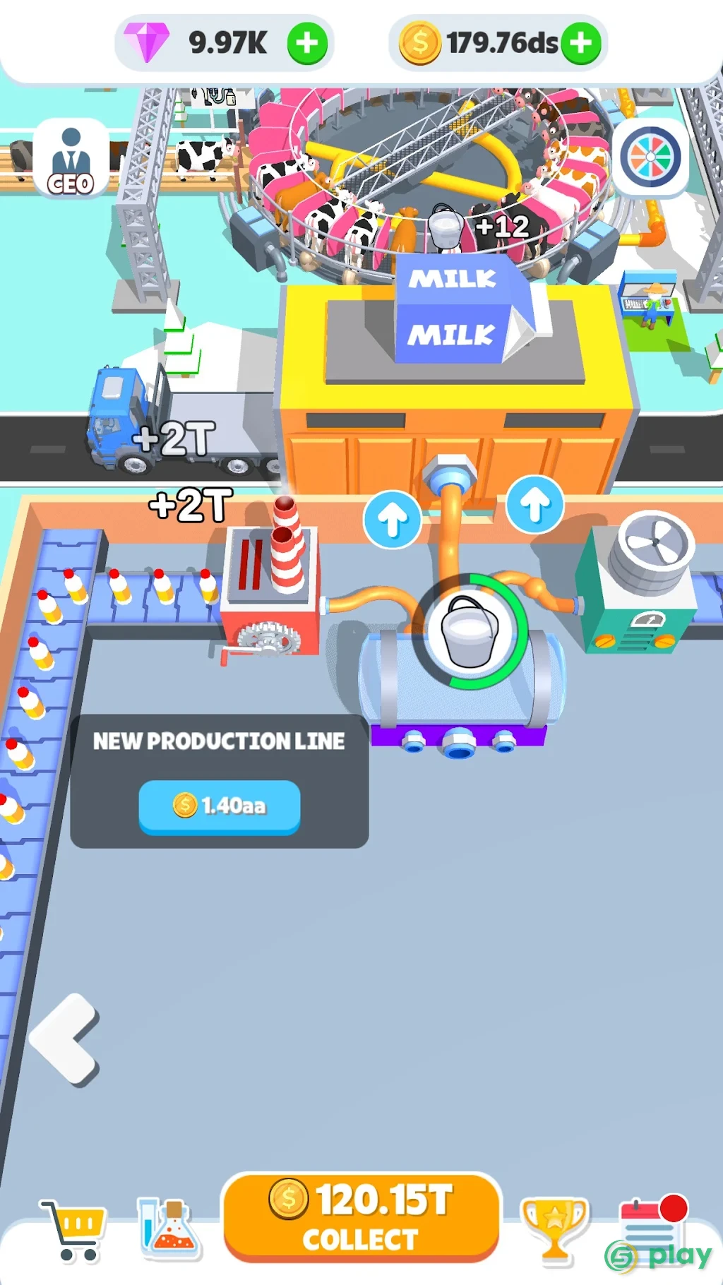 Fresh Milk Tycoon — скриншот 3