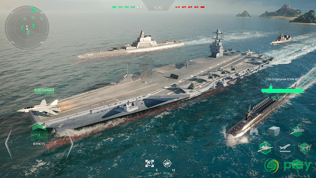 MODERN WARSHIPS: Морской бой онлайн — скриншот 1