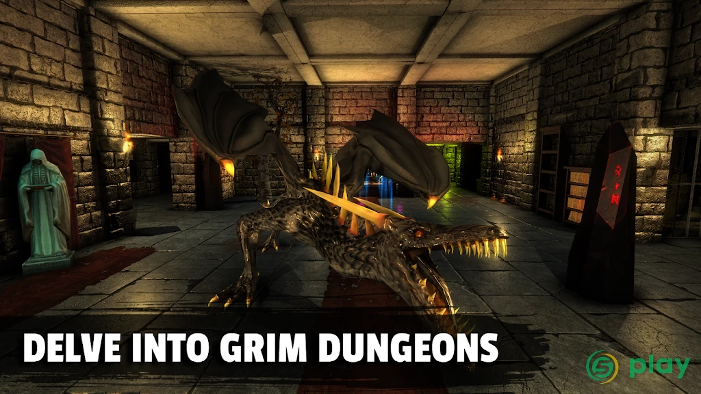 Moonshades: Офлайн подземелье RPG — скриншот 3