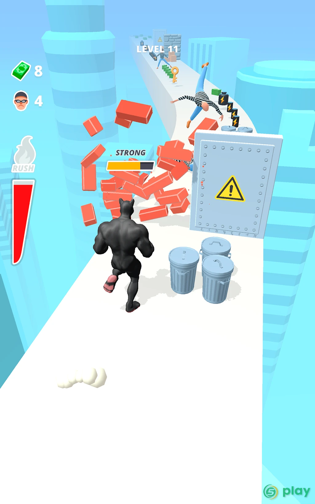 Muscle Rush – Игра с бегом и крушением — скриншот 11