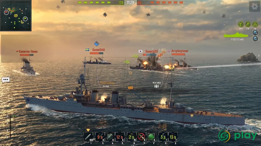 Navy War: Современный линкор — скриншот 3