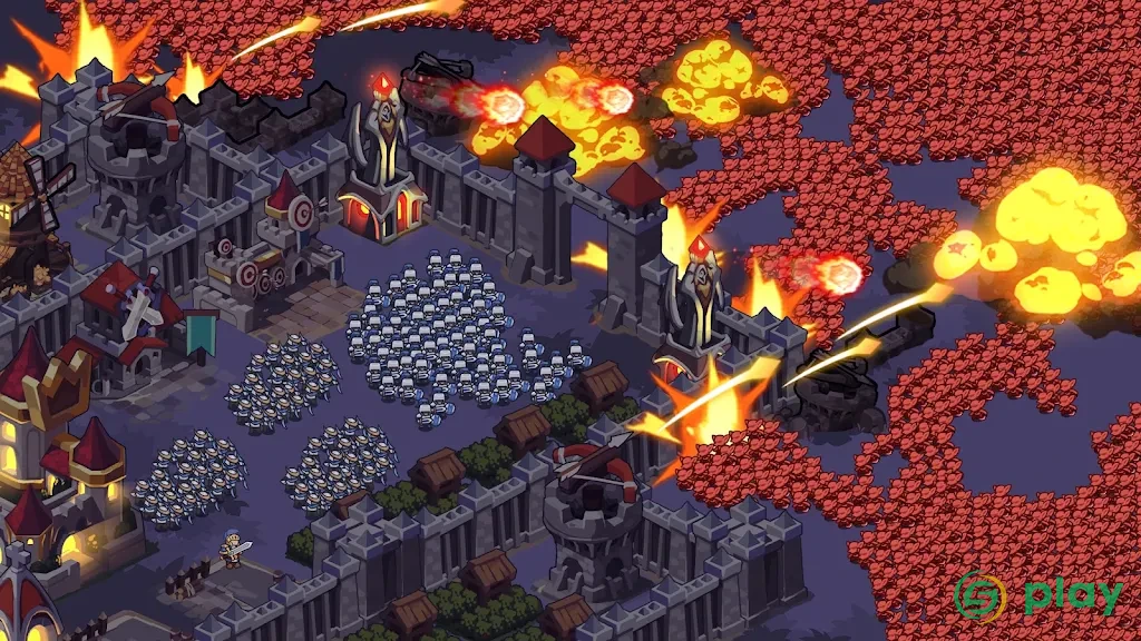 Nighty Knight: Пограничная война TD — скриншот 6