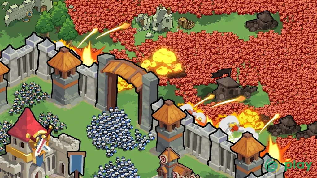 Nighty Knight: Пограничная война TD — скриншот 8