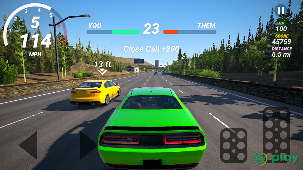 No Hesi Car Traffic Racing — скриншот 2