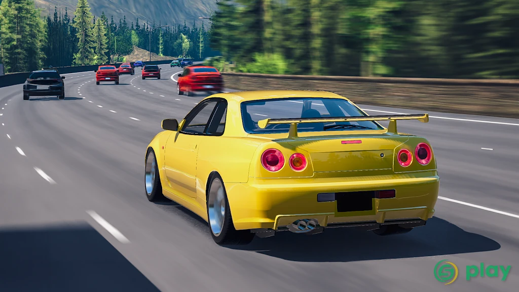 No Hesi Car Traffic Racing — скриншот 8