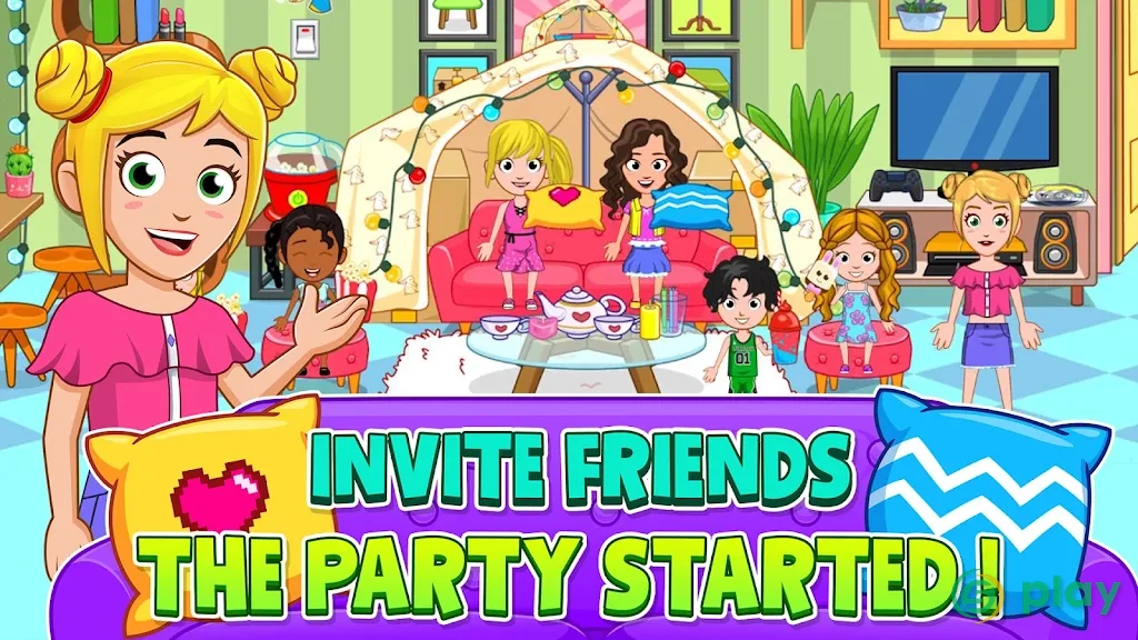 My City: Pajama Party — скриншот 2