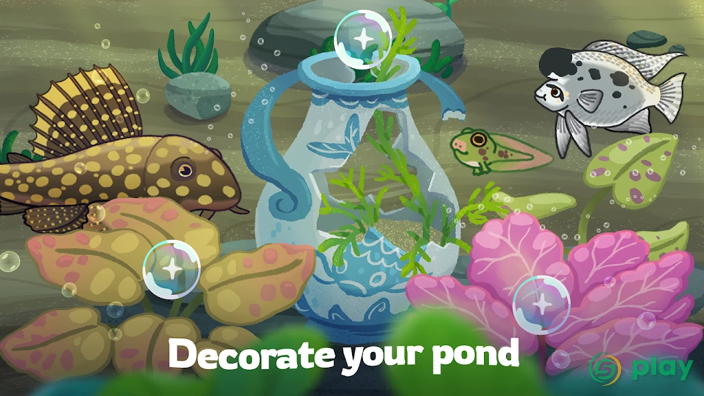 Pondlife – Расслабляющая игра про рыбок — скриншот 3