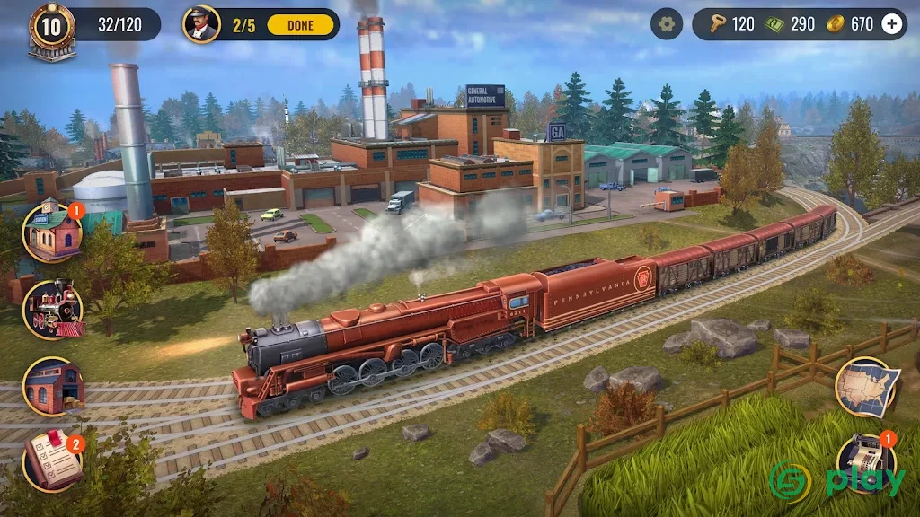 Железнодорожная империя: Игра про поезда — скриншот 9