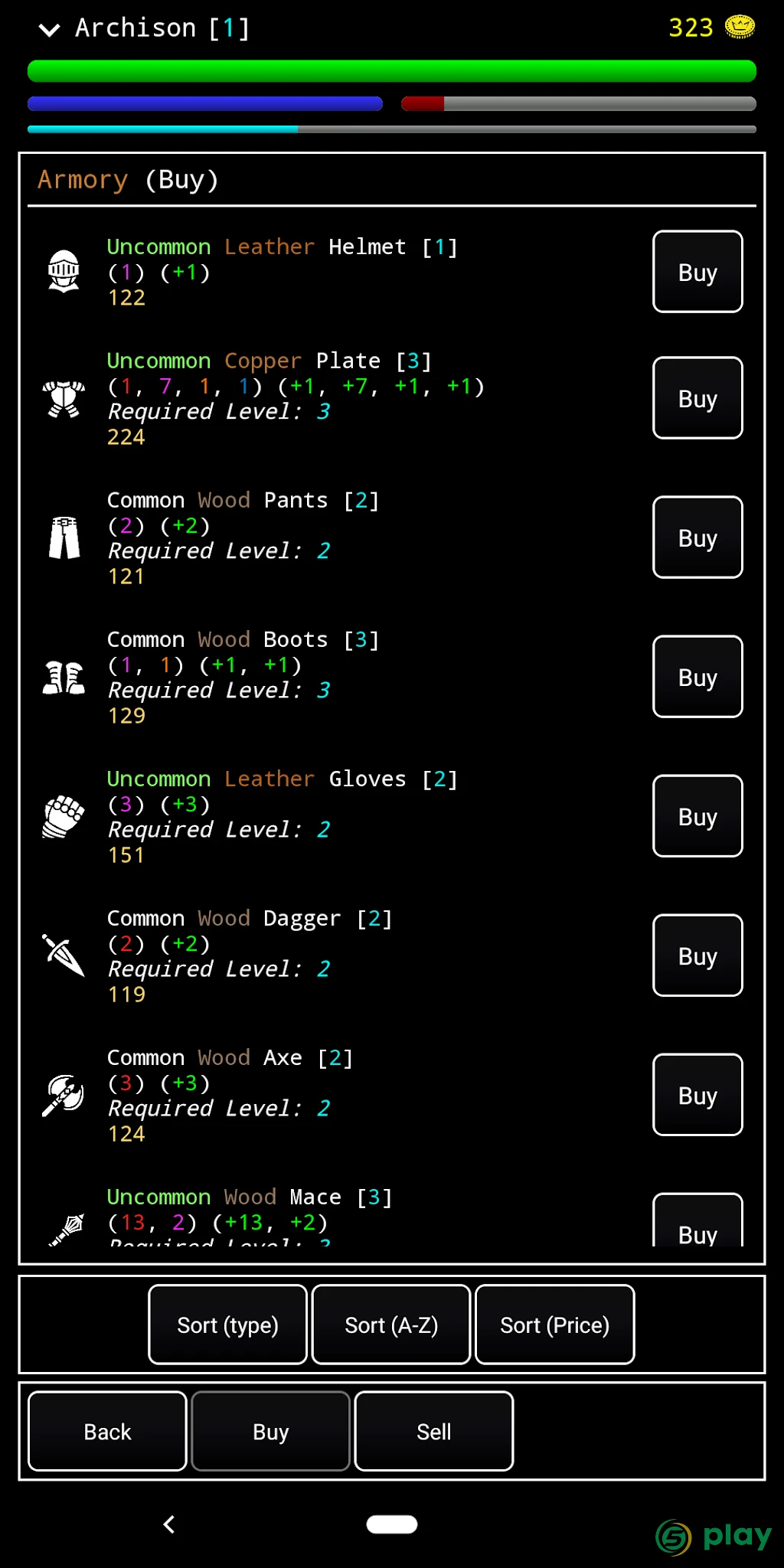 Случайное приключение Roguelike II — скриншот 7